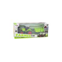 zaislinis traktorius - Lean Toys RC traktorius su priekaba 1:16 Žalias (Green) - 2 nuotrauka