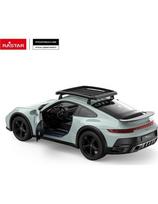 rastar porsche 911 - Rastar RC automodelis Porsche 911 Dakar 1:14 Pilka (Grey) - 5 nuotrauka