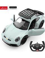 rastar porsche 911 - Rastar RC automodelis Porsche 911 Dakar 1:14 Pilka (Grey) - 6 nuotrauka