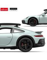 rastar porsche 911 - Rastar RC automodelis Porsche 911 Dakar 1:14 Pilka (Grey) - 10 nuotrauka