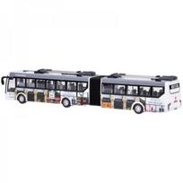 troleibusai - Jokomisiada Nuotolinio valdymo troleibusas 36 cm miesto autobusas RC0673 Pilkas (Gray) - 7 nuotrauka