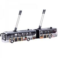 troleibusai - Jokomisiada Nuotolinio valdymo troleibusas 36 cm miesto autobusas RC0673 Pilkas (Gray) - 9 nuotrauka