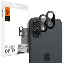 Spigen Glas.tR Optik Camera Lens iPhone 16 Plus/ 16 Black 2-pack