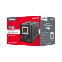 pure sine wave - Rebel POWER-500 UPS RB-4001 500VA/300W - 2 nuotrauka