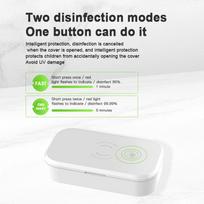 telefonu pakrovejai - Telefono sterilizatorius M1 Pro Baltas (White) - 2 nuotrauka