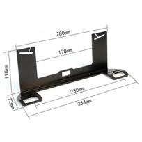 kedutes laikiklis - Reach automobilinės kėdutės laikiklis SF4, juodas (Black) - 2 nuotrauka