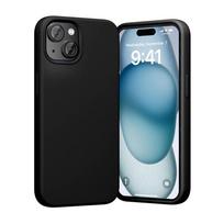 iphone 15 plus silicone case - Vention KUFB0-20 Silikoninis Dėklas iPhone 15 Plus Juodas (Black) - 3 nuotrauka