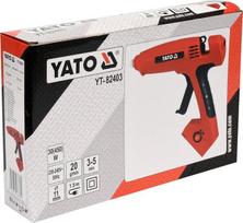 juodi klijai - Klijų pistoletas Yato YT-82403, 450 W, Juodas (Black) - 3 nuotrauka