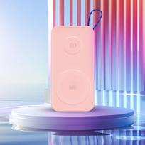 magsafe power bank apple - 3MK PastelUp 10000mAh 22.5W, rožinė (pink) - 8 nuotrauka