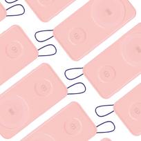 magsafe power bank apple - 3MK PastelUp 10000mAh 22.5W, rožinė (pink) - 9 nuotrauka