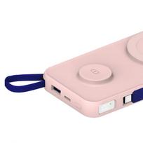 magsafe power bank apple - 3MK PastelUp 10000mAh 22.5W, rožinė (pink) - 12 nuotrauka