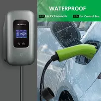 22kw ikrovimo stotele - Qoltec EV įkrovimo stotelė Type 2, 3 fazės, 22 kW, 32 A, Wi-Fi, 5 m - 2 nuotrauka