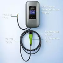 22kw ikrovimo stotele - Qoltec EV įkrovimo stotelė Type 2, 3 fazės, 22 kW, 32 A, Wi-Fi, 5 m - 3 nuotrauka