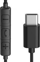 usb c laidines ausines - Hama Fun C Black (Juodos) - 2 nuotrauka
