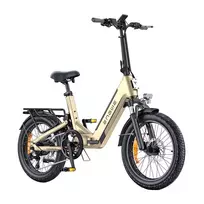 elektrinis dviratis engwe - ENGWE L20 3.0 Boost Elektrinis Dviratis 250W Juodas/Auksinis (Black/Gold) - 3 nuotrauka