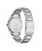citizen super titanium - Citizen Eco-Drive Titanium AW1641-81X Žalias (Green) - 7 nuotrauka
