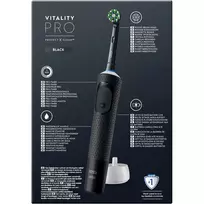 oral b vitality pro d103 - Oral-B Vitality Pro D103 Duo Juoda ir Violetinė - 2 nuotrauka