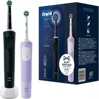 oral b vitality pro d103 - Oral-B Vitality Pro D103 Duo Juoda ir Violetinė - 5 nuotrauka