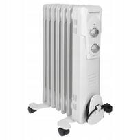 alyvos sildytuvas - Clatronic Slimline RA 3735, 1500 W, Balta (White) - 3 nuotrauka