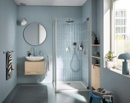 maisytuvas su duseli - Dušo komplektas Grohe Start, potinkinė sistema, su 250mm lietaus galva ir 110mm dušeliu, chromas, 25292000 - 8 nuotrauka