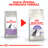 kates - Royal Canin Sterilised 37 sausas kačių maistas, 400 g Suaugusiems Paukštiena - 3 nuotrauka