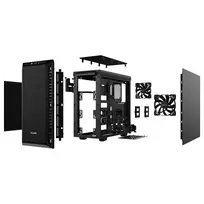 tower 600 - Be Quiet! Pure Base 600 Juodas (Black) Midi Tower - 4 nuotrauka