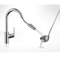 maisytuvas su duseli - Hansgrohe Focus M41 240, chromas - 3 nuotrauka
