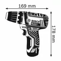 akumuliatorius 12v - Bosch GSR 12V-15 FC solo; 12V; (be akumuliatoriaus ir pakrovėjo) - 3 nuotrauka