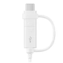 samsung usb adapteris - SAMSUNG DG930DWEG microUSB -Type-C baltas - 2 nuotrauka