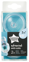 tommee tippee anti colic - TOMMEE TIPPEE žindukai vidutinės srovės Anti-Colic 2 vnt 42112871 - 2 nuotrauka