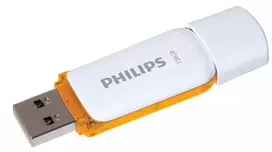 128 gb usb flash - PHILIPS USB 2.0 FLASH DRIVE SNOW EDITION (ORANGE) 128GB - 3 nuotrauka