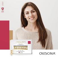 crescina transdermic 100 ampuliu -  CRESCINA plaukų ataugimą skatinančios ampulės moterims TRANSDERMIC RE-GROWTH HFSC 500, 20 ampulių - 2 nuotrauka