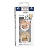 svieciantys tamsoje - BIBS Colour Natural Rubber 3 dydis (18+ mėn.) čiulptukai Blush Night / Vanilla Night, 2 vnt. - 8 nuotrauka