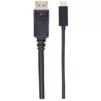 type c monitoriaus - Manhattan Monitor Cable USB-C / DisplayPort 2m - 3 nuotrauka