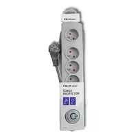 ilgintuvas 5 lizdai - Qoltec Surge Protector Power Strip 3m Gray - 2 nuotrauka
