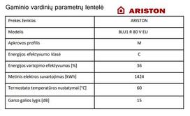 ariston vandens sildytuvas 80l - Ariston PRO R EVO 80l - 3 nuotrauka