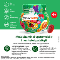 guminukai paaugliams - VITIRON KIDS School kramtomieji guminukai N50 - 3 nuotrauka