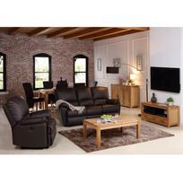 azuoline komoda - Komoda Home4you Chicago New, ąžuolo, 140 x 44 cm x 86 cm - 3 nuotrauka