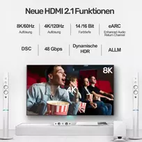 hdmi cable 8k 120hz - UNITEK C139W - 5 nuotrauka