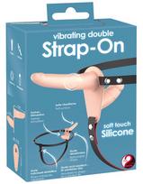 straponas - Strap-On Duo vibruojantis dvigubas straponas - 2 nuotrauka