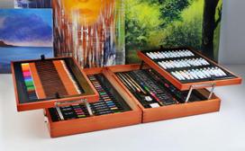 lagaminas dailes - Piešimo ir tapybos rinkinys 174 vnt. - 2 nuotrauka
