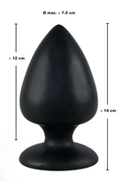 butt plug - Analinis stimuliatorius You2Toys Black Velvets - 2 nuotrauka