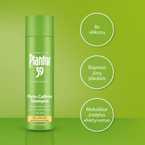 phyto plauku dazai - DR. KURT WOLFF Plantur 39 Phyto - Caffeine 250ml Shampoo For Colored Hair - 3 nuotrauka