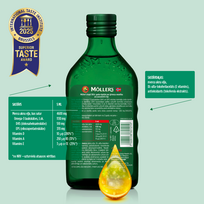 camelia.lt - MÖLLER'S žuvų taukai, natūralaus skonio, 250 ml - 2 nuotrauka
