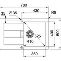 franke sirius 611 78 - Franke Sirius SID 611-78/50, juodos spalvos - 2 nuotrauka