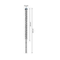 graztas betonui 32 mm - Grąžtas betonui Bosch 2608900255; 32x400x520 mm; SDS-max - 6 nuotrauka