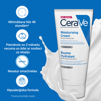 cerave drekinamasis veido kremas - CeraVe Moisturizing 177ml Moterims Kūno kremai - 3 nuotrauka