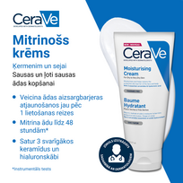 cerave drekinamasis veido kremas - CeraVe Moisturizing 177ml Moterims Kūno kremai - 4 nuotrauka