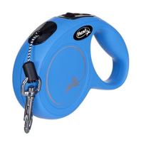 suns pavadeliais - FLEXI New Classic XS Cord 3 m mėlynas (Blue) automatinis pavadėlis - 2 nuotrauka