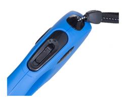 suns pavadeliais - FLEXI New Classic XS Cord 3 m mėlynas (Blue) automatinis pavadėlis - 3 nuotrauka